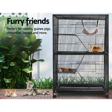 Load image into Gallery viewer, i.Pet Rabbit Cage 142cm Hutch 4 Level Bird Guinea Pig Ferret