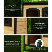 Load image into Gallery viewer, i.Pet Dog Pet Kennel Dog House Large Wooden 96cm x 69cm x 66cm