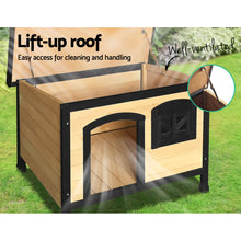 Load image into Gallery viewer, i.Pet Medium Wooden Pet Kennel