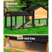 Load image into Gallery viewer, i.Pet Chicken Coop Rabbit Hutch Wooden Cage Pet Hutch 165cm x 52cm x 86cm