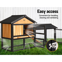 Load image into Gallery viewer, i.Pet Chicken Coop Rabbit Hutch Wooden Cage Pet Hutch 165cm x 52cm x 86cm