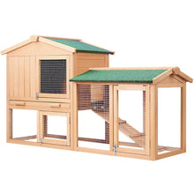 Load image into Gallery viewer, i.Pet Chicken Coop Rabbit Hutch 138cm Wide Wooden Pet Hutch