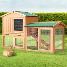Load image into Gallery viewer, i.Pet Chicken Coop Rabbit Hutch 138cm Wide Wooden Pet Hutch