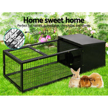 Load image into Gallery viewer, i.Pet Rabbit Cage 122x52cm Hutch Enclosure Carrier Metal