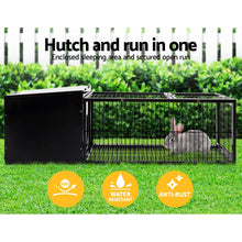 Load image into Gallery viewer, i.Pet Rabbit Cage 122x52cm Hutch Enclosure Carrier Metal