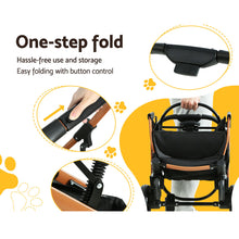 Load image into Gallery viewer, i.Pet Pet Stroller Dog Pram Large Cat Carrier Travel Pushchair Foldable 4 Wheels