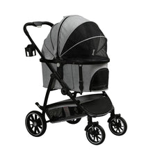 Load image into Gallery viewer, i.Pet Pet Stroller Pram Large Dog Cat Carrier Travel Pushchair Foldable 4 Wheels