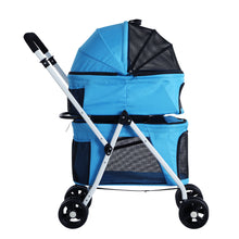 Load image into Gallery viewer, i.Pet Pet Stroller Dog Pram Large Cat Carrier Travel Foldable 4 Wheels Double