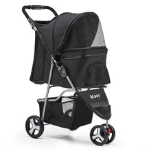 Load image into Gallery viewer, 3 Wheel Pet Stroller - Black