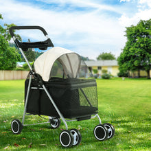 Load image into Gallery viewer, i.Pet Pet Stroller Pram Dog Cat Carrier Cage Large Travel Pushchair Foldable 4 Wheels