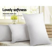 Load image into Gallery viewer, Giselle Bedding Set of 2 Duck Down Pillow - White