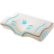 Load image into Gallery viewer, Giselle Memory Foam Pillow Neck Pillows Contour Rebound Pain Relief Support