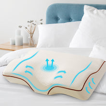 Load image into Gallery viewer, Giselle Memory Foam Pillow Neck Pillows Contour Rebound Pain Relief Support
