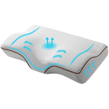 Load image into Gallery viewer, Giselle Memory Foam Pillow Neck Pillows Contour Rebound Pain Relief Support
