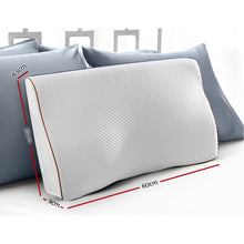 Load image into Gallery viewer, Giselle Memory Foam Pillow Neck Pillows Contour Rebound Pain Relief Support