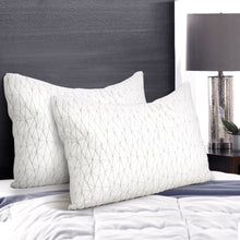 Load image into Gallery viewer, Giselle Bedding Set of 2 Rayon Single Memory Foam Pillow