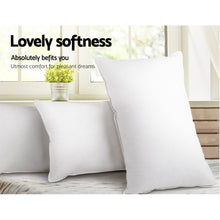 Load image into Gallery viewer, Giselle Bedding King Size 4 Pack Bed Pillow Medium*2 Firm*2 Microfibre Fiiling