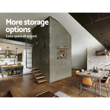 Load image into Gallery viewer, Artiss Display Shelves Wall Brackets Bookshelf Industrial DIY Pipe Shelf Rustic
