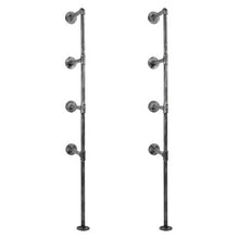 Load image into Gallery viewer, Artiss DIY Metal Ceiling Pipe Shelf Brackets