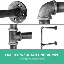 Load image into Gallery viewer, Artiss DIY Metal Ceiling Pipe Shelf Brackets