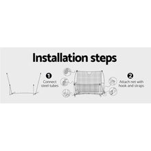 Load image into Gallery viewer, Everfit 1.8m Football Soccer Net Portable Goal Net Rebounder Sports Training