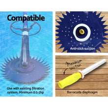 Load image into Gallery viewer, Aquabuddy Pool Cleaner Automatic Swimming Floor Climb Wall Vacuum 10M Hose