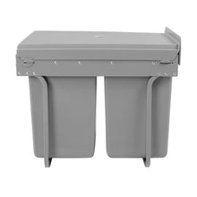 Load image into Gallery viewer, Cefito 2x20L Pull Out Bin - Grey