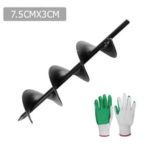 Load image into Gallery viewer, GIANTZ Power Garden Auger Small Earth Planter 75 X 300MM Black