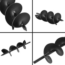 Load image into Gallery viewer, GIANTZ Power Garden Auger Small Earth Planter 75 X 300MM Black