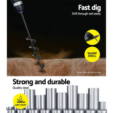 Load image into Gallery viewer, GIANTZ Power Garden Auger Small Earth Planter 75 X 600MM Black
