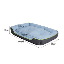 Load image into Gallery viewer, Large Summer Pet Cooling Bed Sofa Mat Bolster Insect Prevention