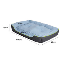 Load image into Gallery viewer, Small Pet Cooling Bed Sofa Mat Bolster Insect Prevention