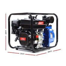 Load image into Gallery viewer, Giantz 8HP 3" Petrol Water Pump Garden Irrigation Transfer Blue