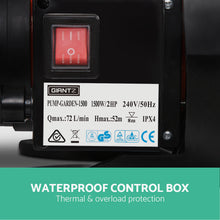 Load image into Gallery viewer, Giantz 1500W Garden High Pressure Water Pump