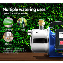 Load image into Gallery viewer, Giantz Water Pump High Pressure 1100W Stage Jet Rain Tank Pond Garden Irrigation