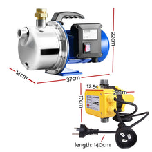 Load image into Gallery viewer, Giantz Garden Water Pump Jet High Pressure Controller Stage Irrigation 4600L/H