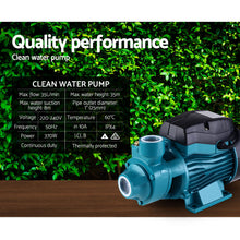 Load image into Gallery viewer, Giantz Peripheral Water Pump Clean Garden Farm Rain Tank Irrigation Electric QB60