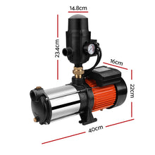 Load image into Gallery viewer, Giantz Water Pump High Pressure Multi Stage Farm Rain Tank Irrigation Garden
