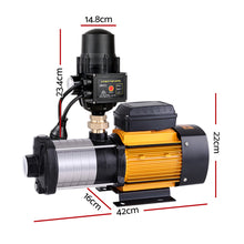 Load image into Gallery viewer, Giantz 2500W Multi Stage Water Pump Pressure Rain Tank Farm House Irrigation