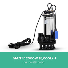 Load image into Gallery viewer, 2.7HP Submersible Dirty Water Pump