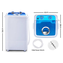 Load image into Gallery viewer, Devanti Portable Washing Machine 4.6KG Blue