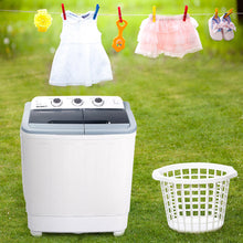 Load image into Gallery viewer, Devanti Portable Washing Machine Twin Tub 5KG White