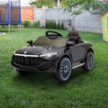 Load image into Gallery viewer, Rigo Kids Ride On Car Electric Toys 12V Battery Remote Control Black MP3 LED