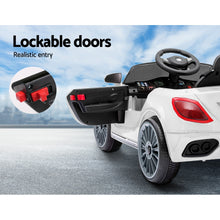 Load image into Gallery viewer, Rigo Kids Ride On Car Electric Toys 12V Battery Remote Control White MP3 LED