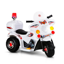 Load image into Gallery viewer, Rigo Kids Electric Ride On Police Motorcycle Motorbike 6V Battery White