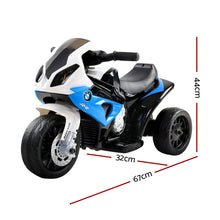 Load image into Gallery viewer, Kids Electric Ride On Car Police Motorcycle Motorbike BMW Licensed S1000RR Blue