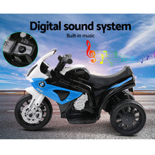 Load image into Gallery viewer, Kids Electric Ride On Car Police Motorcycle Motorbike BMW Licensed S1000RR Blue