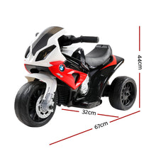 Load image into Gallery viewer, Kids Electric Ride On Car Police Motorcycle Motorbike BMW Licensed S1000RR Red