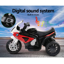 Load image into Gallery viewer, Kids Electric Ride On Car Police Motorcycle Motorbike BMW Licensed S1000RR Red