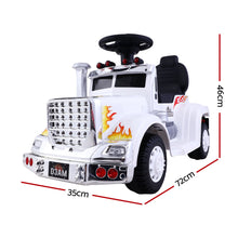 Load image into Gallery viewer, Rigo Kids Electric Ride On Car Truck Motorcycle Motorbike Toy Cars 6V White